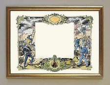 ** Feuerwehr Ehrendiplom mit Foto & Text nach Ihrem Wunsch inkl 10 im Goldrahmen