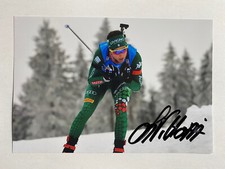 orig. Biathlon Autogramm Lisa Vittozzi