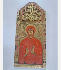 Ikone auf massiven Holzbrett