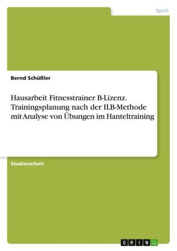 Hausarbeit fitnesstrainer - hausarbeit,
