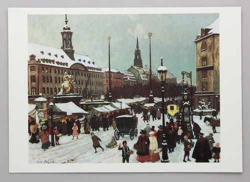 Kunstpostkarte dresden im - -,