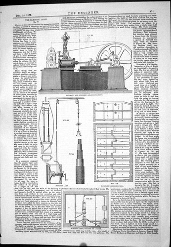 Alte 1877 elektrische leuchte - alte,