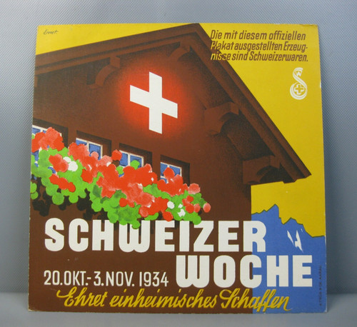 Altes pappschild schweizer - altes,