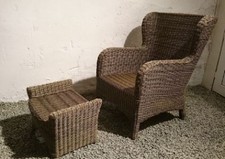 Ohrensessel tosca geflecht - ohrensessel,