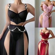 Sexy Netz Dessous Kleid mit