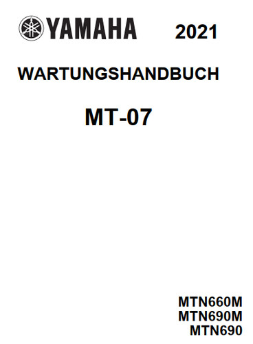 Werkstatthandbuch pdf yamaha - werkstatthandbuch,