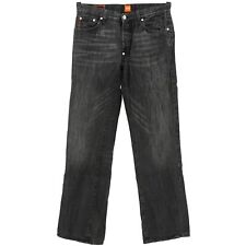 #5303 HUGO BOSS Herren Jeans Hose HB 31 Denim ohne Stretch black schwarz 33/34