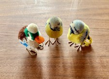 Steiff Wollvogel 3 Stück Ente