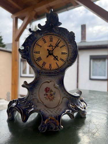 Alte kaminuhr uhr porzellan - alte,