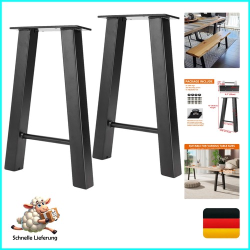 2er set schwerlast tischbeine - 2er,