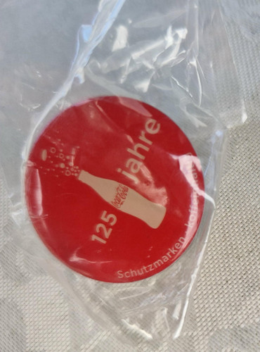 Coca cola 125 jahre button - 125,