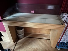 hochwertige Schmuckvitrine , Museumsvitrine, Holz - wie neu, 120 x 150 x 50 cm