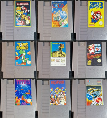 Nintendo nes games - nintendo,