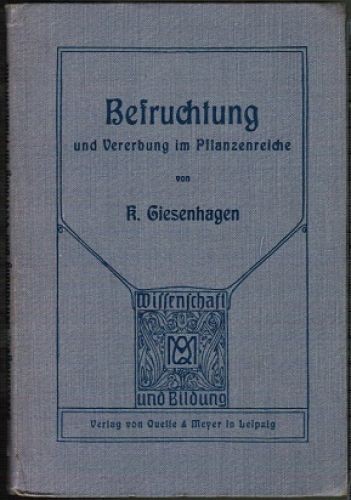 Befruchtung und vererbung - , im