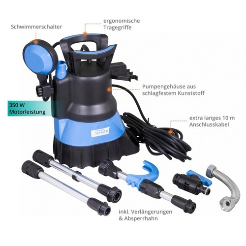 Güde regenfass tauchpumpe gfp - güde,