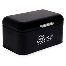Brotkasten mit Deckel Metall Brotbox Brotaufbewahrungsbox Brotbehälter Retro