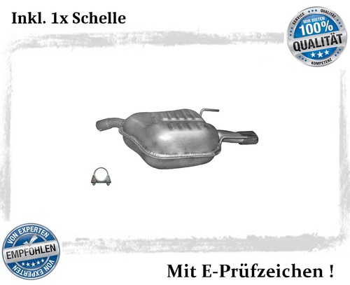 Endschalldämpfer links für - endschalldämpfer,