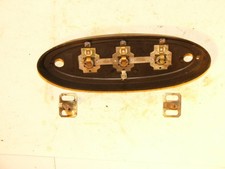 Rückleuchtenträger 1 Stck. bestückt m. 3x6 V Glühlamp. (Wartb. 311 312 u. a.)