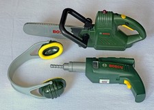 Bosch Kinder Bohrmaschine & Kettensäge, Gehörschutz,  Licht & Sound, Theo Klein