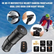 Motorrad Helmkamera Dual WiFi - Fischauge Objektiv Vorne Hinten Nachtsicht