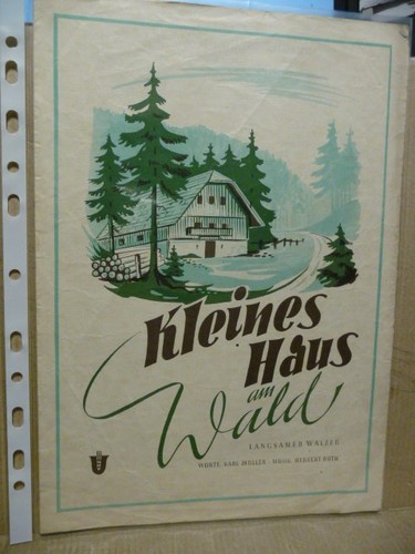 Einzelpartitur kleines haus - kleines,