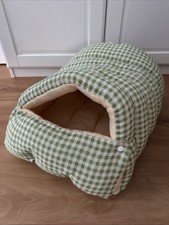 Katzenhöhle Weich Groß Verstellbar Matte Kariert Katzen Bett Sehr Groß