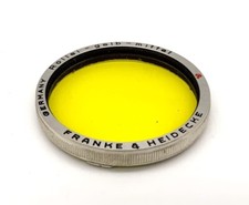 Rollei Farbfilter Gelb mittel für Rolleiflex RIII Filter Bajonett III