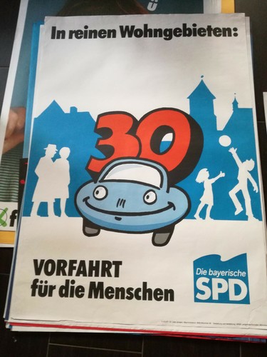 Plakat spd bayern tempo - plakat,