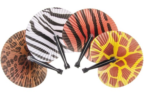 Fächer wilde tiere - 6, x