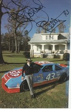 Richard Petty -USA- 7-facher NASCAR Gesamtsieger -pers. signierte STP-Pontiac AK