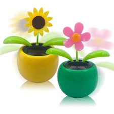 Wackelfigur Solar Blume Sonnenenergie Auto Haus Büro Dekoration