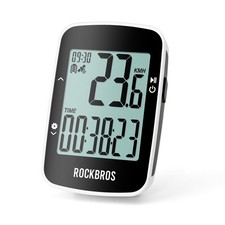 ROCKBROS Fahrradcomputer Kabellos GPS Fahrrad Tacho 2,3" mit 18h LED Display DHL