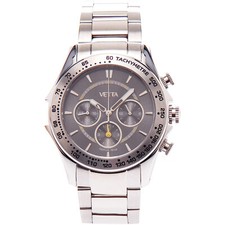 Herrenuhr VETTA AVENTURE VW0101 Chrono Edelstahl Grau