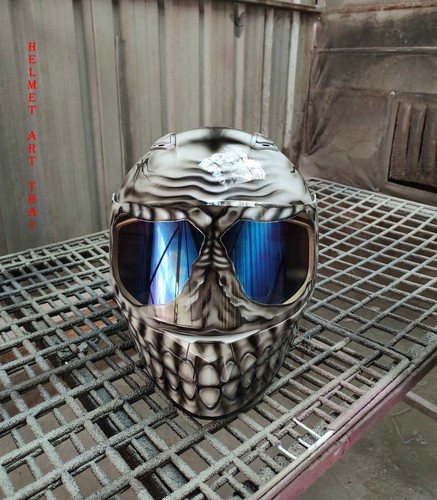Custom airbrush motorradhelm - custom,
