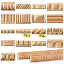 Zierleisten Holz 2 Stk. Stuckleisten Wandleisten Profilleisten Zierprofile Decke