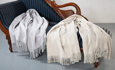 Decke 100% Seide grau natur creme 130x170 Seidendecke Kuscheldecke Wohndecke