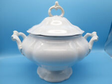 Antike Terrine Suppenschüssel mit Deckel Villeroy & Boch Mettlach um 1900 RAR