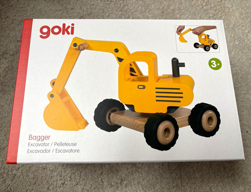 Goki holzspielzeug bagger - holzspielzeug,