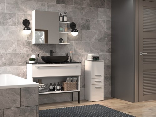 Badezimmer schrank 30cm 85cm - schrank, x