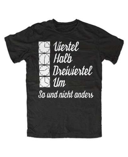 Ossi zeiten shirt - t-shirt, schwarz