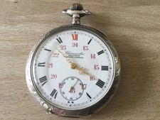 Alte Taschenuhr um 1900 Silber