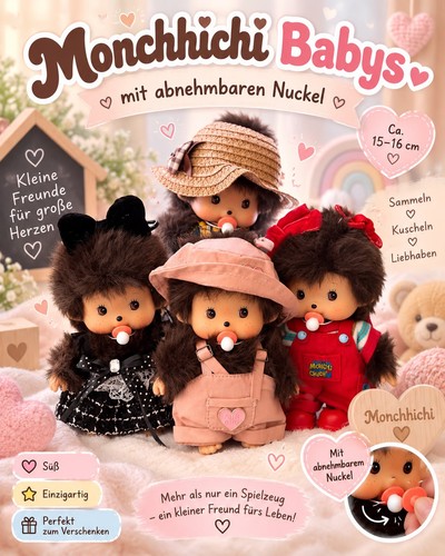 Monchhichi baby mit - monchhichi,