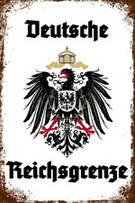 Retro blechschild deutsche - blechschild,