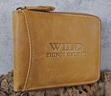 RFID Herren Leder Geldbörse