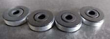 4 Stück Hifi Geräte Füße Alu gebraucht.