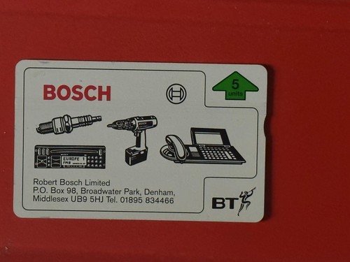 Telefonkarte 5he bosch - 5he,