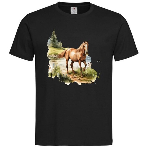 Shirt pferde reiten - t-shirt, pferd