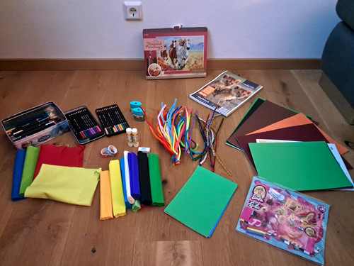 Bastelset konvolut malblock - bastelset,
