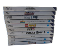 10x Nintendo Wii Spiele, Anleitung Spielesammlung Konvolut Sammlung Deutsch