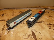 LIMA  303195 Feldschlösschen Bier Eisenbahn Waggon  und Autotransporter